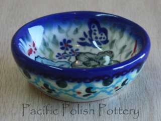 Polish Pottery Unikat Ramekin Bowl dish Signature Stoneware  