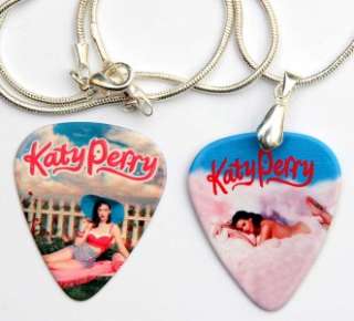 Katy Perry Silver Pick Necklace + 2 Sided Pick  