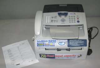 Brother Intellifax 2820 Plain Paper Laser Fax Machine  