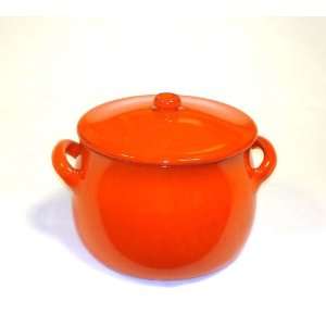 soup stew bean or stock pot 5.5 qt, Orange  Kitchen 