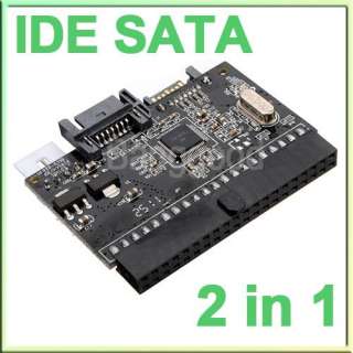   in 1 3.5 SATA to IDE / IDE to SATA ATA100/133 Adapter Converter +Cable