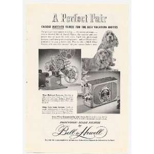  1949 Bell & Howell Filmo Camera & Projector Cocker 