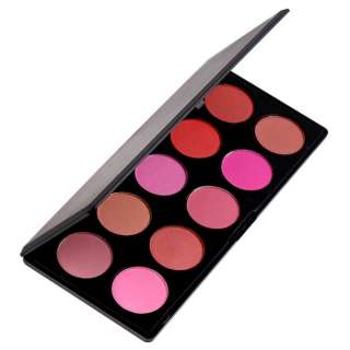 Pro 10 Colors Blusher Makeup Cosmetic Blush Powder Palette  