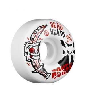  BONES Dead Heads STF Skate Wheels White 52mm Sports 