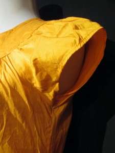 Calypso Christiane Celle Orange 100% Silk Dress,XS WOW  