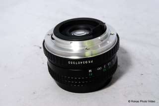 Rokinon MC 28mm f2.8 Lens PK for Pentax K manual focus wide angle 