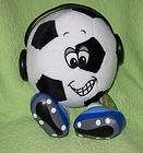 NEW iflops Plush SOCCER BALL Twin SPEAKERs for /MP4/CD Player Music 