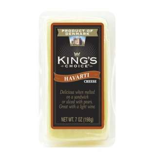 Kings Choice Danish Havarti Cheese 7 ozOpens in a new window