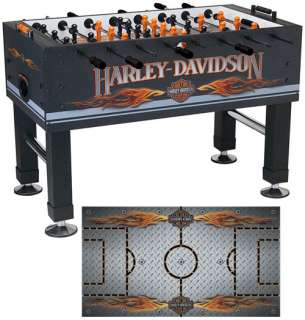 Harley Davidson Foosball Game Table Foosball gets a new attitude