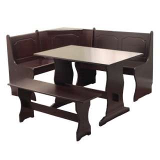 pc. Nook Dining Set   Espresso.Opens in a new window