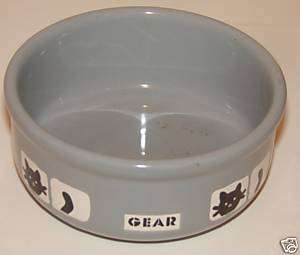 Cat Pet Feeder Bowl Waterer Dish Bowl Cup Ceramic NEW  