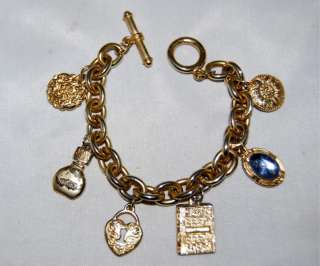 Charm Bracelet Of Vanderbilt Perfume & 5 Other Charms  