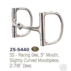   Horse Dee Ring Snaffle bit 5 INCH Bridle tack