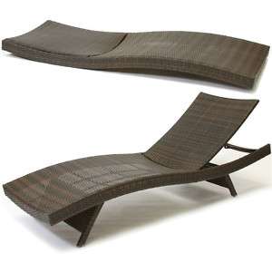   Outdoor Patio Pool Wicker Chaise Lounge Chairs 817056012006  
