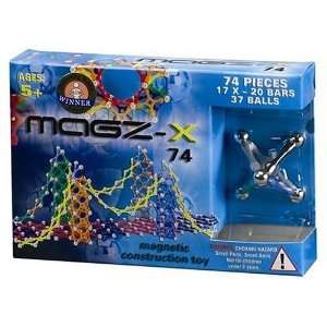    Magz X 74 Magnetic Construction Set MX74 (Age 5+) Toys & Games