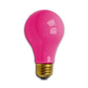 Bulbrite 106625   25A/CP   25 Watt A19 Pink Light Bulb
