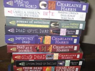 HUGE CHARLAINE HARRIS DEAD SERIES BOOK LOT 14 ALL NEW PAPERBACK 
