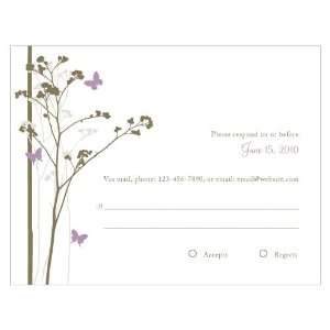  Romantic Butterfly RSVP   Powder Blue Beauty