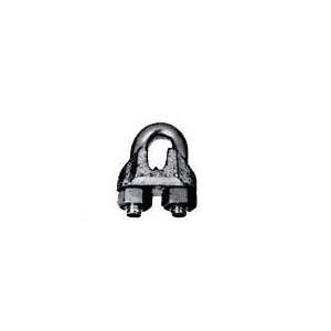 Zinc Plated Steel Wire Rope Clips for 1/16 Diameter Cable, (Pack of 
