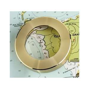  5x Brass Magnifier Chart Weight