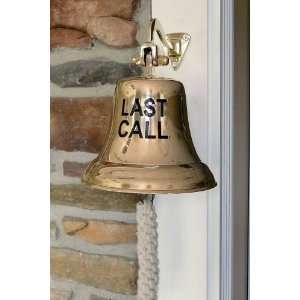  Last Call Brass Bar Bell   4.5 pounds 