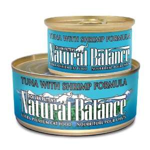 Natural Balance Canned Cat Food, Tuna and Shrimp Recipe, 24 x 6 Ounce 