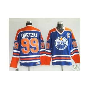   #99 NHL Edmonton Oilers Blue Hockey Jersey Sz50