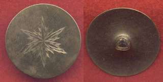 18th century Colonial ENGRAVED TOMBAC Button c.1750 90  
