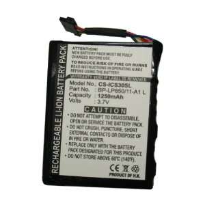  Battery 1250mAh for Navman Navman S30. S50, S70, S80, S90 