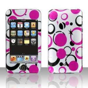  iPod touch 2nd/3rd Gen Multicolored Dots Rubberized Protector Case 