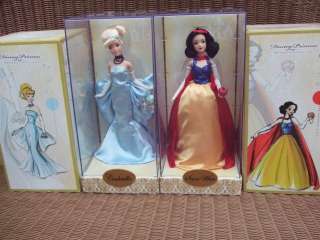 Disney Designer Collection Dolls Cinderella & SnowWhite Limited 