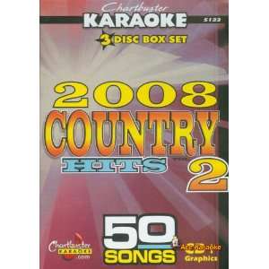   Karaoke CDG 3 Disc Pack CB5122   2008 Country Hits Vol. 2 CDG
