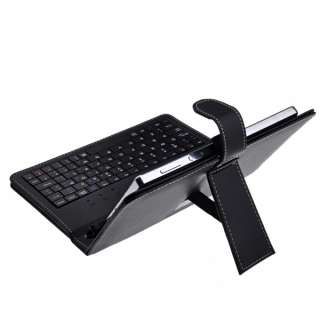 leather keyboard case for 8 tablet pc freescale  