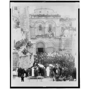  Photo Religious ceremony, Jerusalem, Palestine 1880