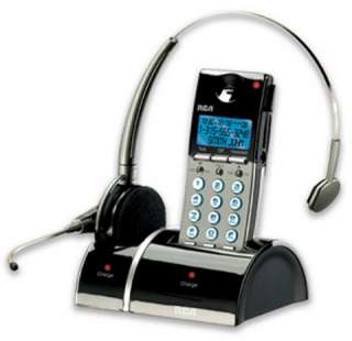 RCA 25110RE3 2.4GHz Cordless Phone + Wireless Headset 044319500615 