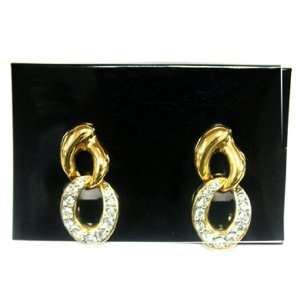   Chain Earrings with Cubic Zirconia Gemstones   Fashion Earrings Toys