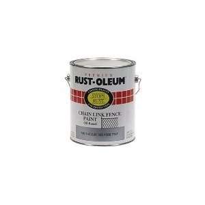  Chain Link Fence Paint, Metallic Silver   1 Gallon