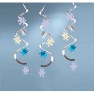  Christmas Dizzy Danglers   Snowflakes 30 Count