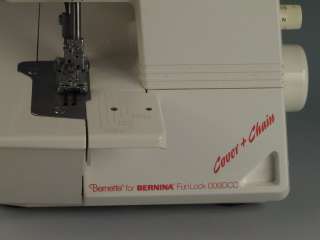   Bernette Funlock 009DCC Cover and Chain Stitch Sewing Machine  