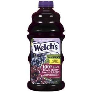 Welchs 100% Black Cherry Concord Grape Juice 64 oz  
