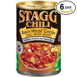 Stagg Ranchero Chili with Beans, 15 Ounce (Pack of 6)  