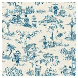    allen + roth Blue China Toile Wallpaper LW1340928