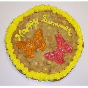 Scotts Cakes 1 lb. Chocolate Chip Cookie Cake with Tropical Punch and 