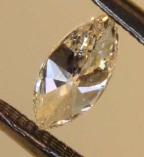 loose GIA certified marquise .46ct diamond SI1 I vintage estate 