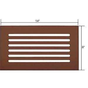  CRL Bronze Acrylic 14 X 8 Mirror Grill by CR Laurence 