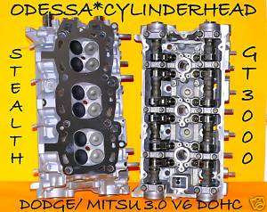 DODGE STEALTH MITSU GT3000 3.0 DOHC V6 CYLINDER HEADS  