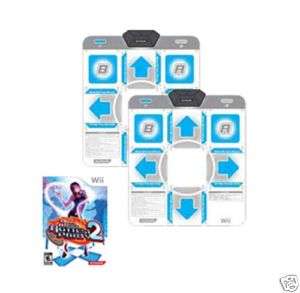 2X KONAMI OFFICIAL DDR DANCE PADS + HOTTEST PARTY 2 Wii  