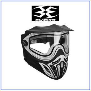 empire event sn goggle thermal paintball mask white black