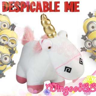 Despicable Me Agnes Unicorn Stuffed Fluffy Plush Deluxe Stuffed Toy 