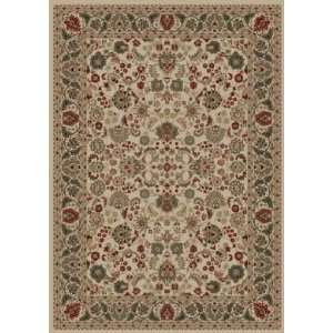  Concord Global Persian Classics Mahal Ivory 710Round Rug 